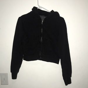 Brandy Melville Crop Zip Up